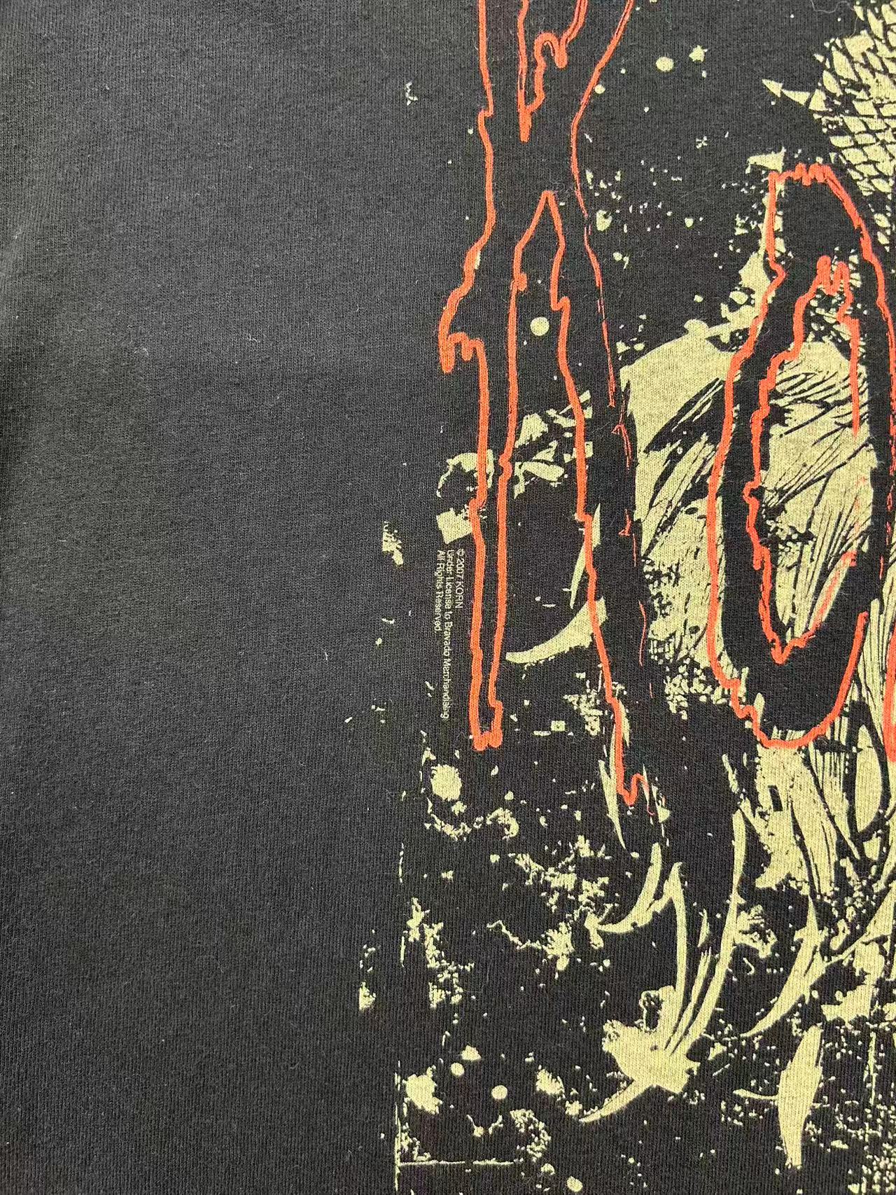【USED】’07 Korn プリント Tシャツ