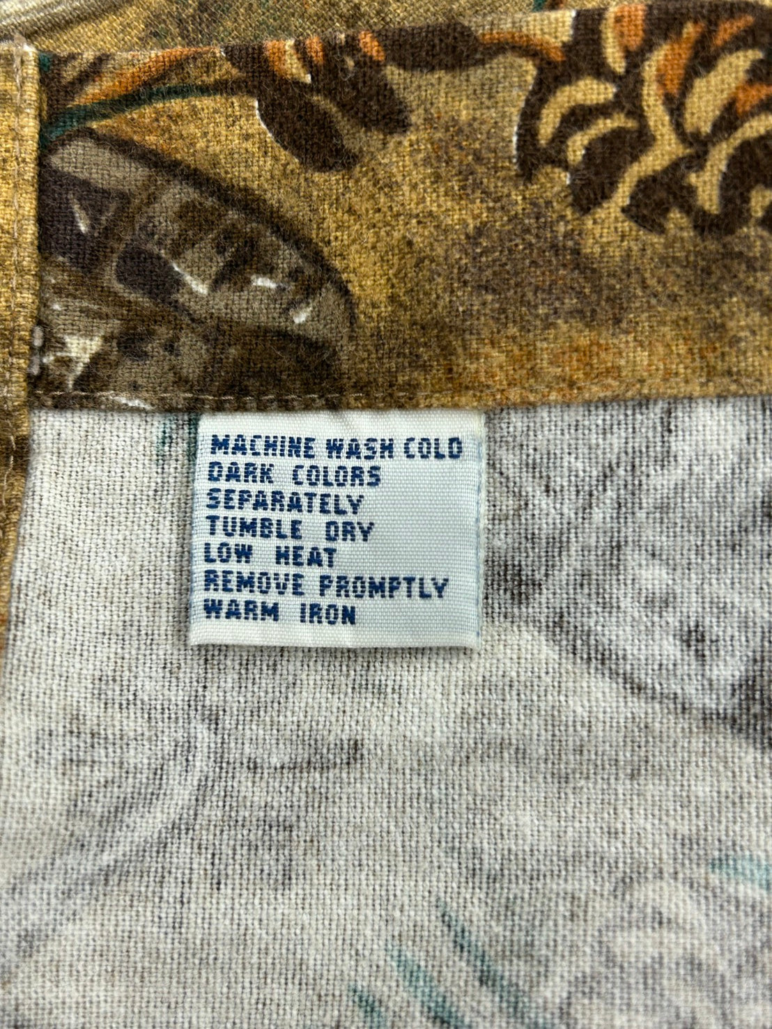 【USED】90’s PENDLETON 総柄コットンシャツ 微起毛 サイズXL