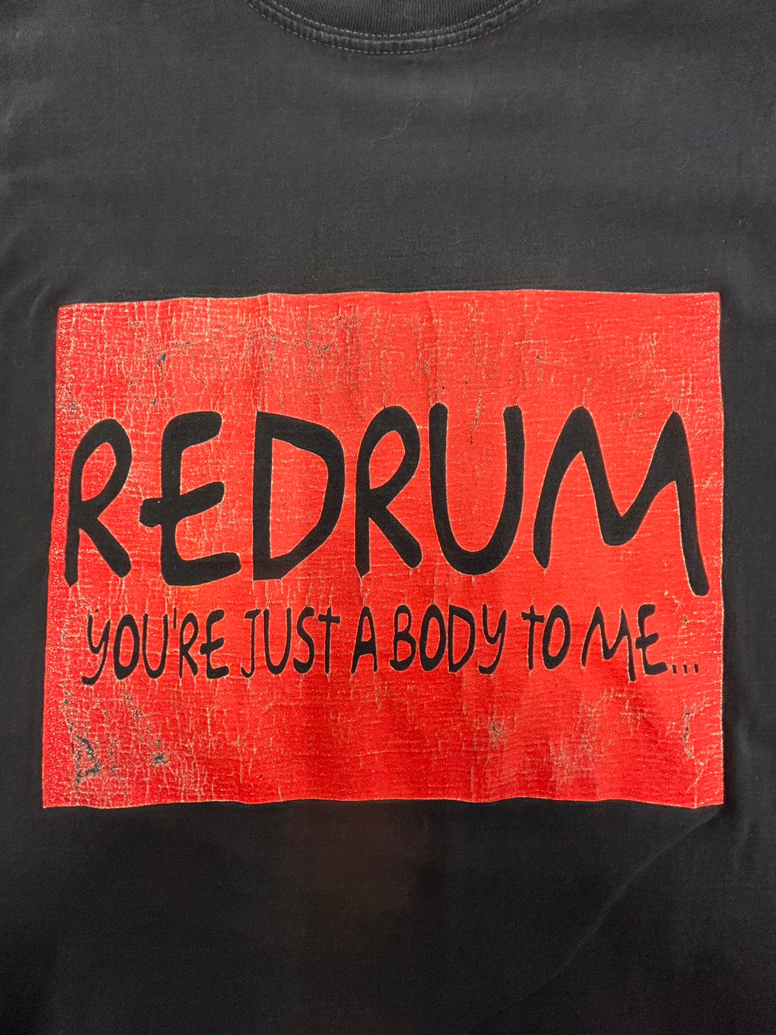 【USED】90s' 『シャイニング』REDRUM Tシャツ