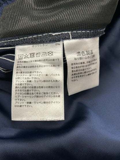 【USED】REMAKE adidas フレア ロングスカート　フレアスカート　脇フリル　ネイビー　サイズS