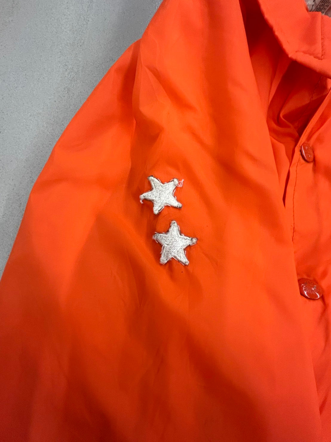【USED】70～80's　King Louie PRO FIT　ワッペンナイロンブルゾン　LITTLE CAESARS PREMIER SOCCER LEAGUE　裏地付き