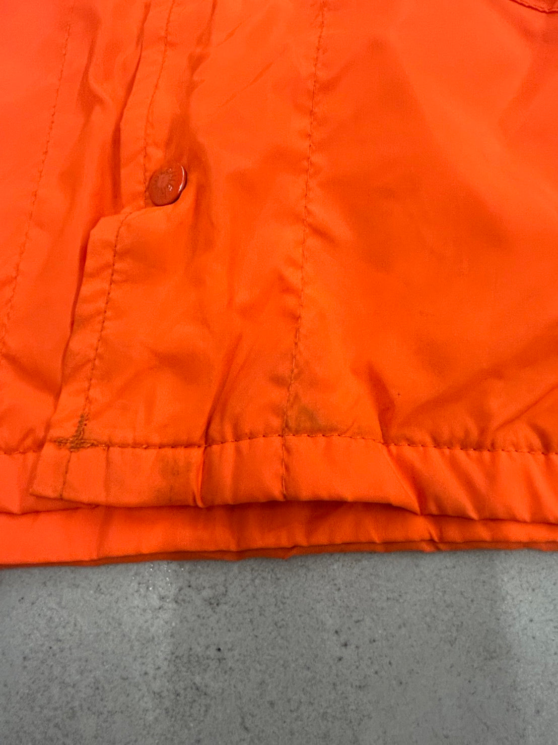 【USED】70～80's　King Louie PRO FIT　ワッペンナイロンブルゾン　LITTLE CAESARS PREMIER SOCCER LEAGUE　裏地付き