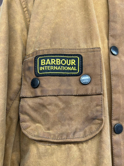【USED】Barbour INTERNATIONAL バブアー インターナショナル オイルドジャケット ワックス　C36／91cm