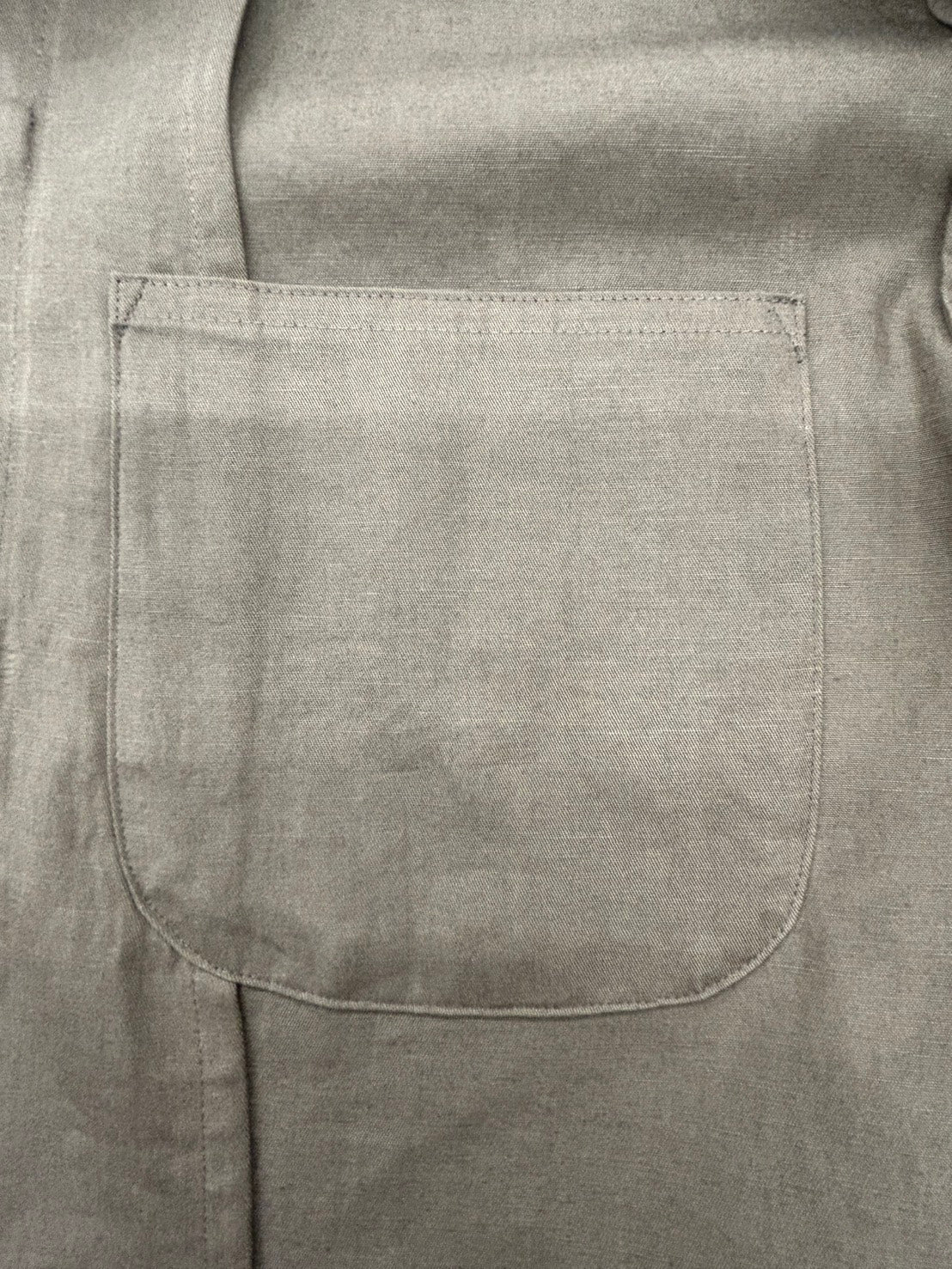 【新品未使用】RAKINES C/L Twill-French china blouson ラキネス コットンリネン ツイル フレンチ チャイナ ブラウス MADE IN JAPAN サイズ2 定価¥42,900