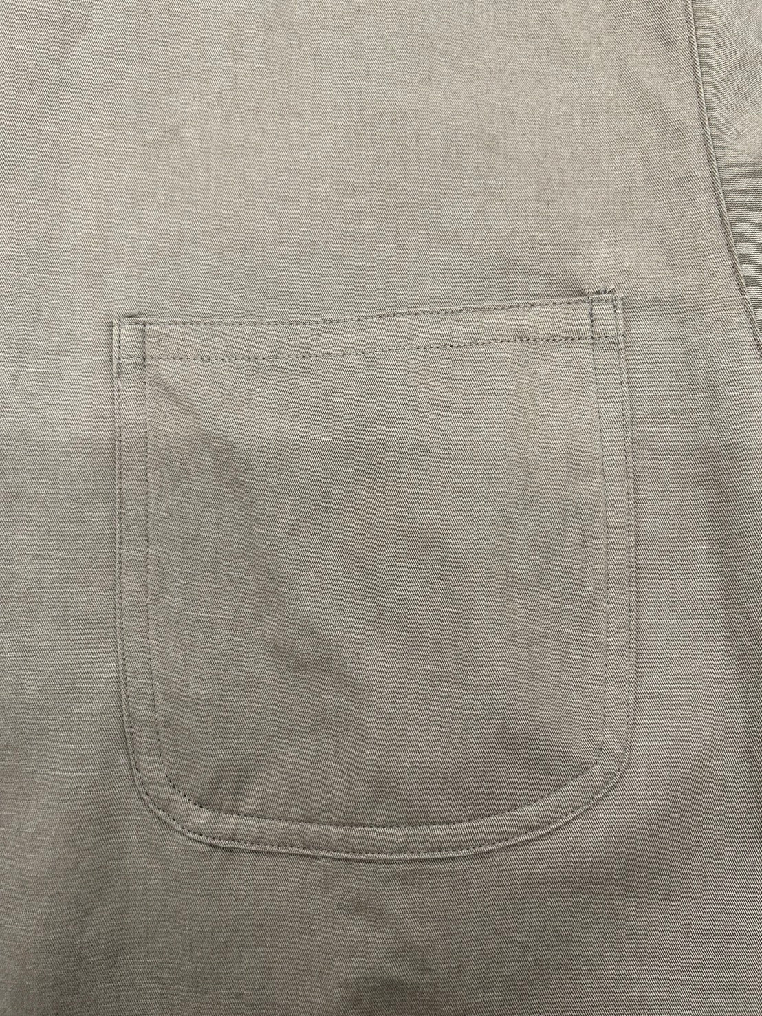 【新品未使用】RAKINES C/L Twill-French china blouson ラキネス コットンリネン ツイル フレンチ チャイナ ブラウス MADE IN JAPAN サイズ2 定価¥42,900