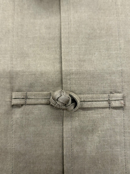 【新品未使用】RAKINES C/L Twill-French china blouson ラキネス コットンリネン ツイル フレンチ チャイナ ブラウス MADE IN JAPAN サイズ2 定価¥42,900