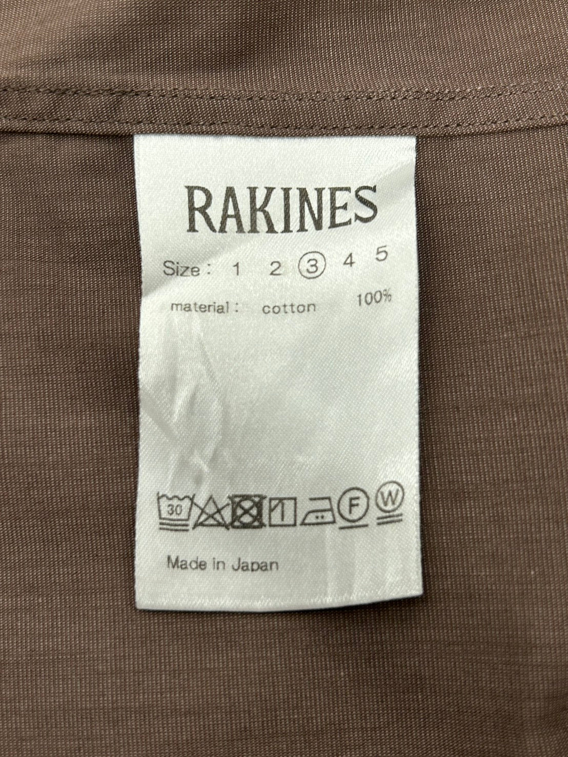 【新品未使用】RAKINES KJ trinity chambray Pullover shirt ラキネス トリニティー シャンブレー プルオーバー シャツ MADE IN JAPAN サイズ3 定価¥28,600