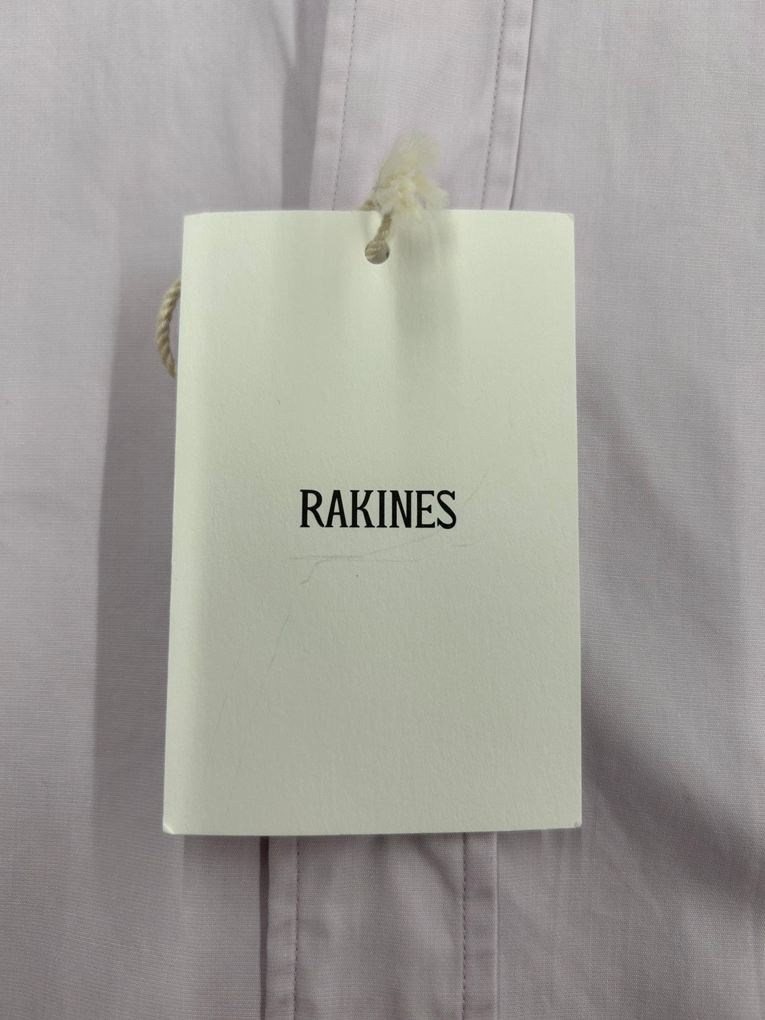 【新品未使用】RAKINES KJ poplin type3 / Band collar shirt ラキネス ポプリン タイプ3 バンドカラー シャツ MADE IN JAPAN サイズ3 定価¥31,900