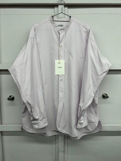 【新品未使用】RAKINES KJ poplin type3 / Band collar shirt ラキネス ポプリン タイプ3 バンドカラー シャツ MADE IN JAPAN サイズ3 定価¥31,900