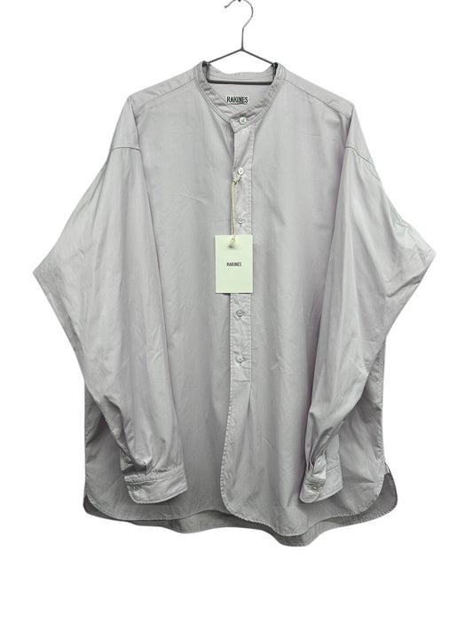 【新品未使用】RAKINES KJ poplin type3 / Band collar shirt ラキネス ポプリン タイプ3 バンドカラー シャツ MADE IN JAPAN サイズ3 定価¥31,900