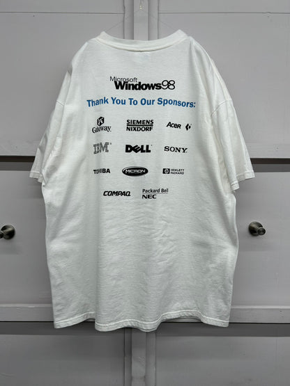 【USED】Microsoft Windows 98 Sponsors Tシャツ