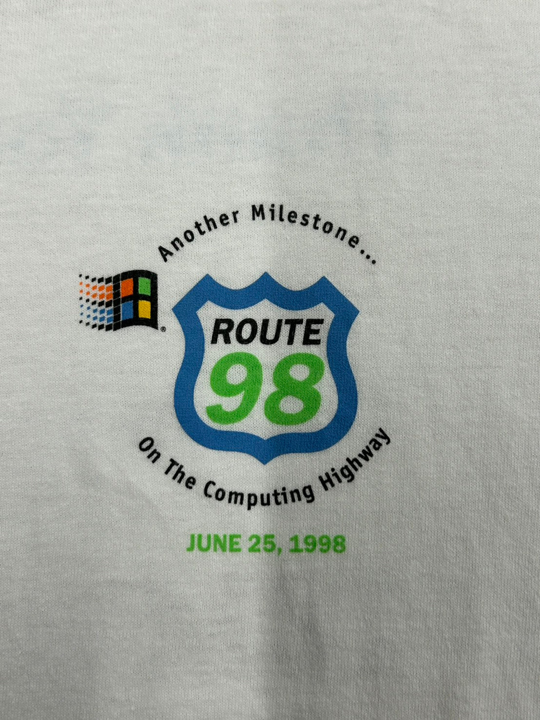 【USED】Microsoft Windows 98 Sponsors Tシャツ