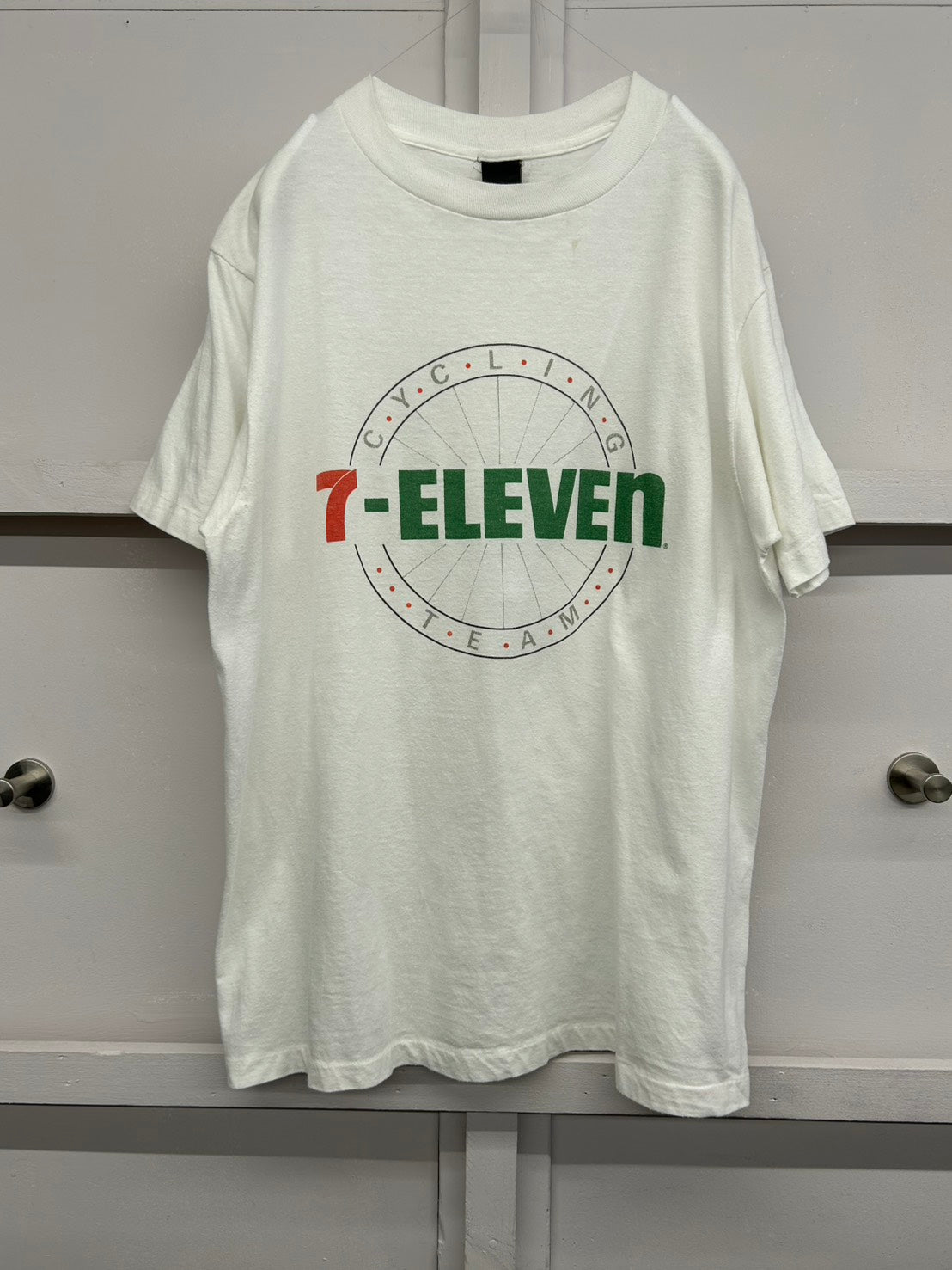 【USED】80s'～90s' 7-ELWVEN CYCLING TEAM Tシャツ