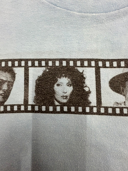 【USED】90s' WJZY（チャンネル46） Blue Film Tシャツ