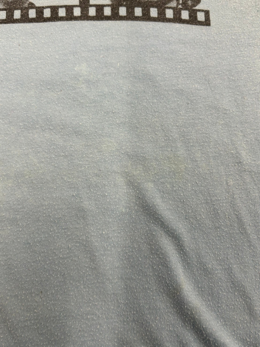 【USED】90s' WJZY（チャンネル46） Blue Film Tシャツ