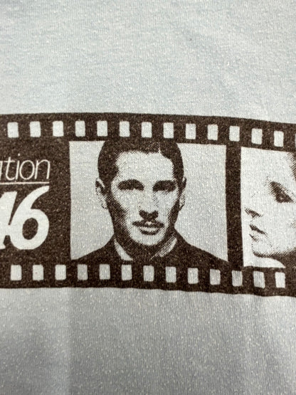 【USED】90s' WJZY（チャンネル46） Blue Film Tシャツ