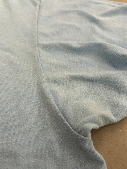 【USED】90s' WJZY（チャンネル46） Blue Film Tシャツ