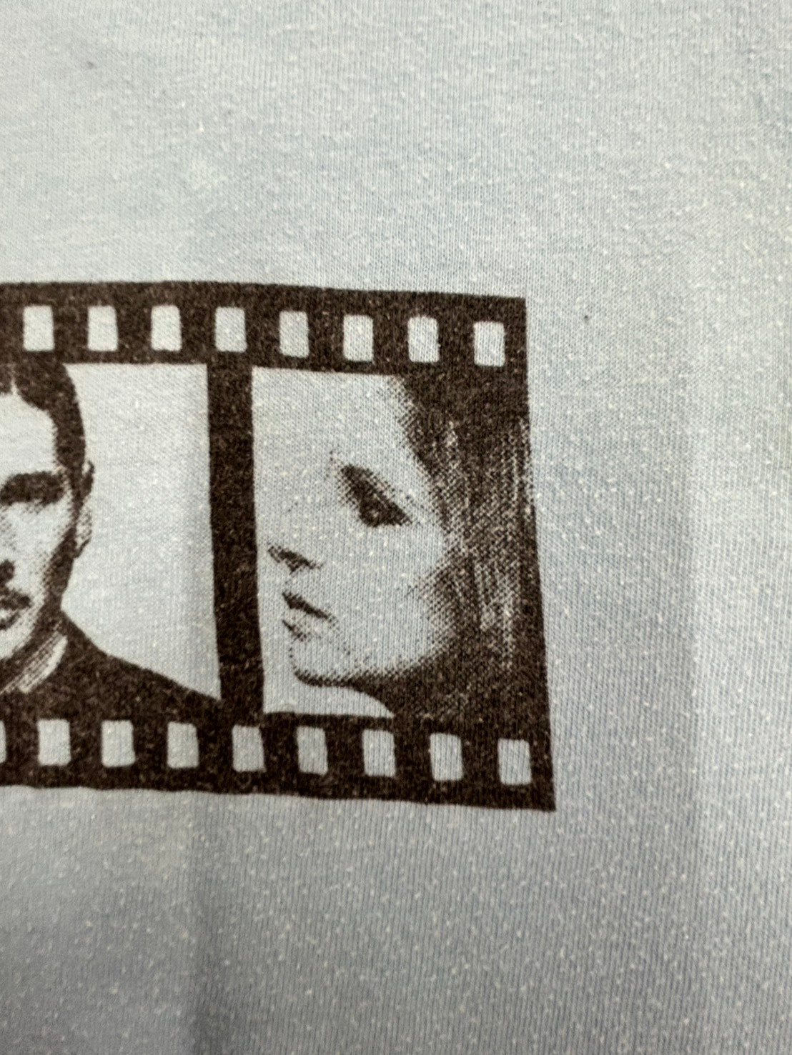 【USED】90s' WJZY（チャンネル46） Blue Film Tシャツ