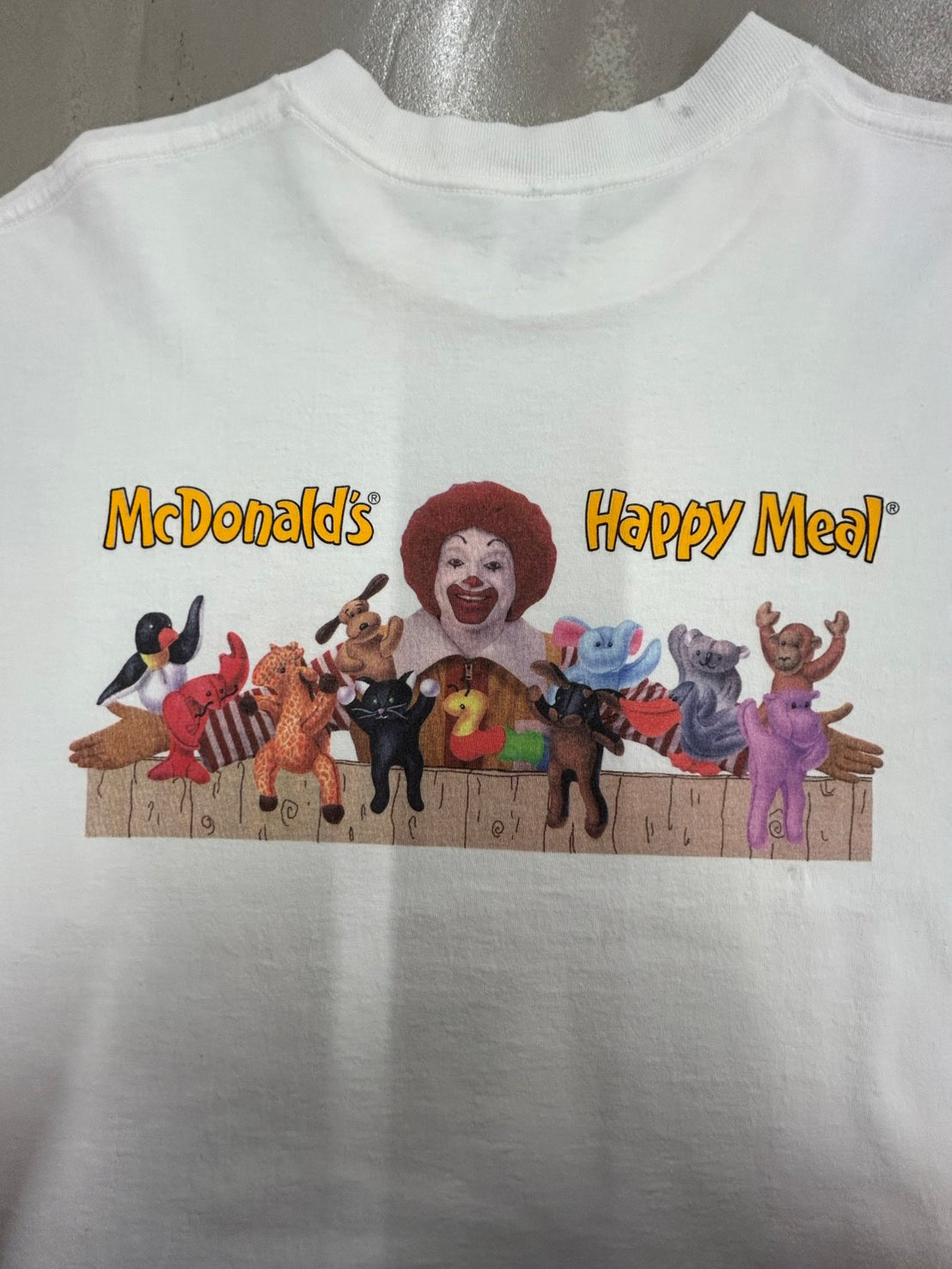 【USED】'98 『McDonald's』Ty Teanie Beanie Babies プロモーション用Tシャツ