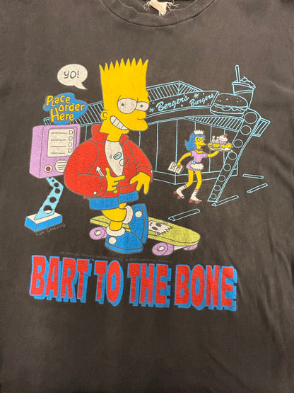 【USED】90s' 『THE SIMPSONS』BART TO THE BONE Tシャツ