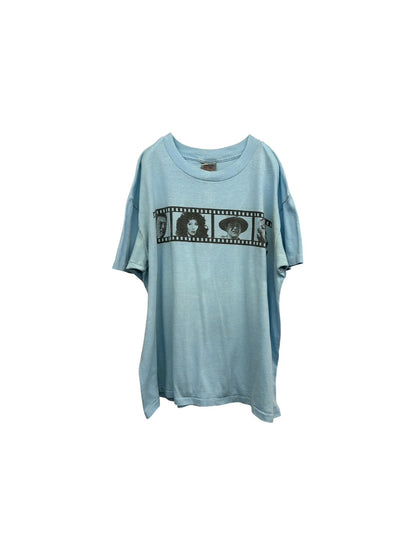 【USED】90s' WJZY（チャンネル46） Blue Film Tシャツ