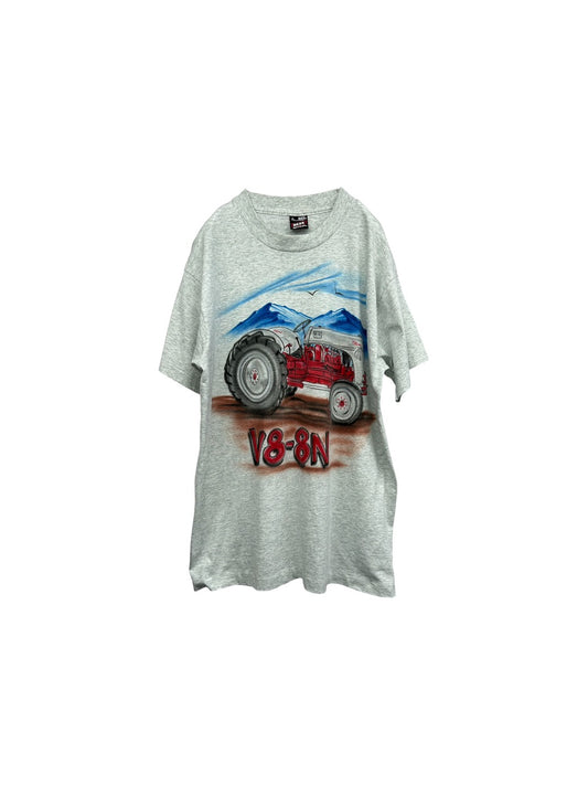 【USED】90s' 『Ford 8N』エアブラシアート Tシャツ