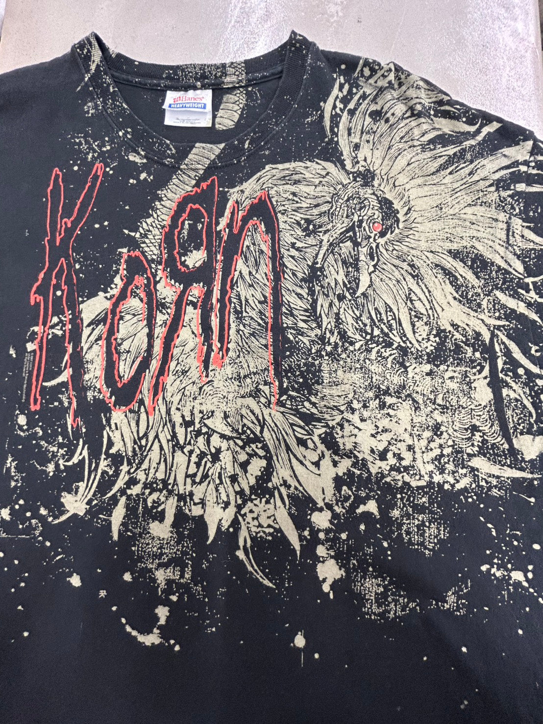 【USED】’07 Korn プリント Tシャツ