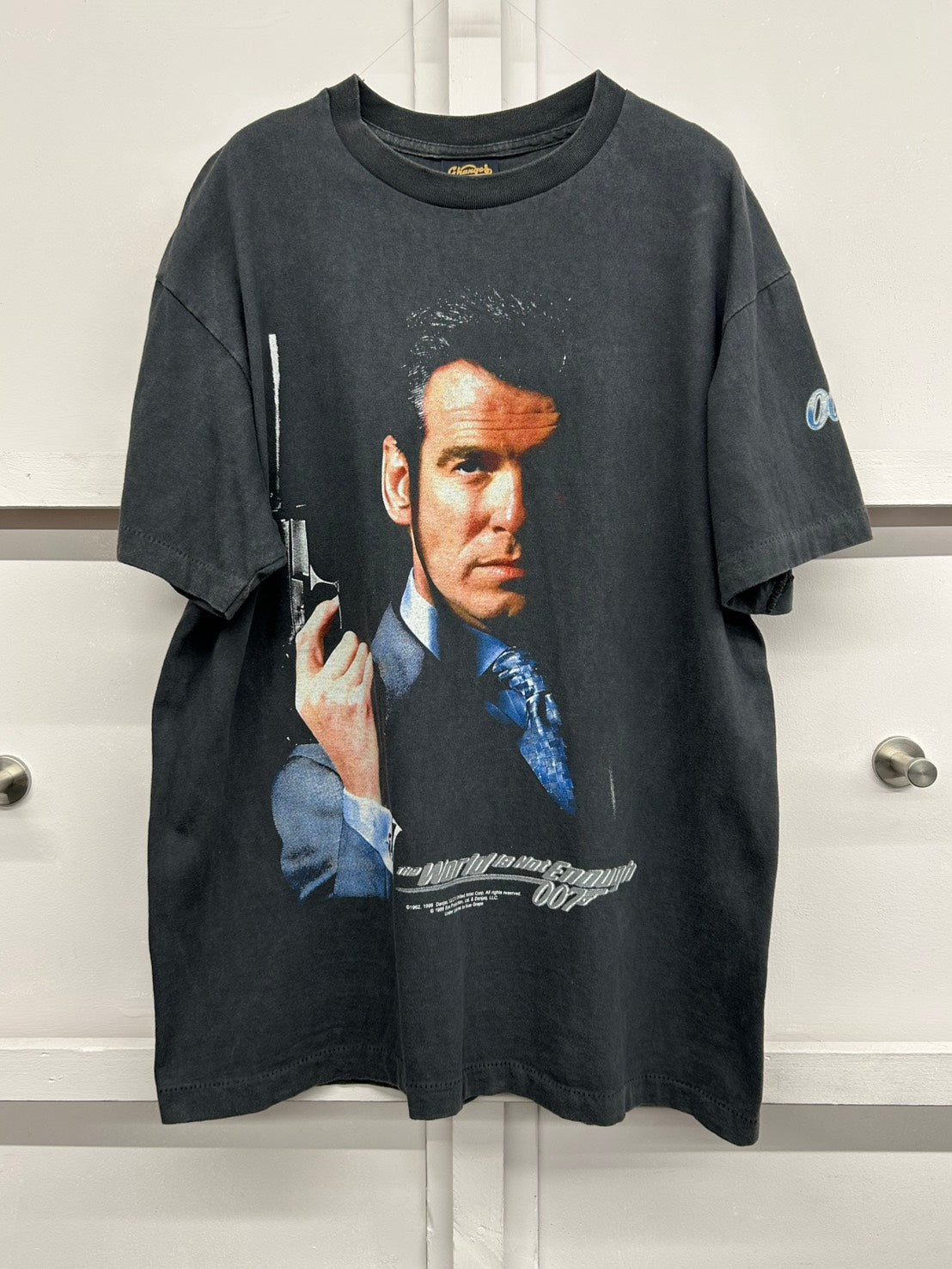 【USED】90s' 007（ワールド・イズ・ノット・イナフ）プロモーション　Tシャツ