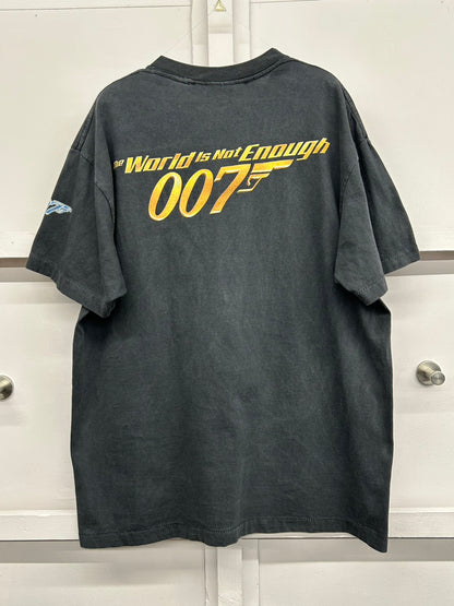 【USED】90s' 007（ワールド・イズ・ノット・イナフ）プロモーション　Tシャツ