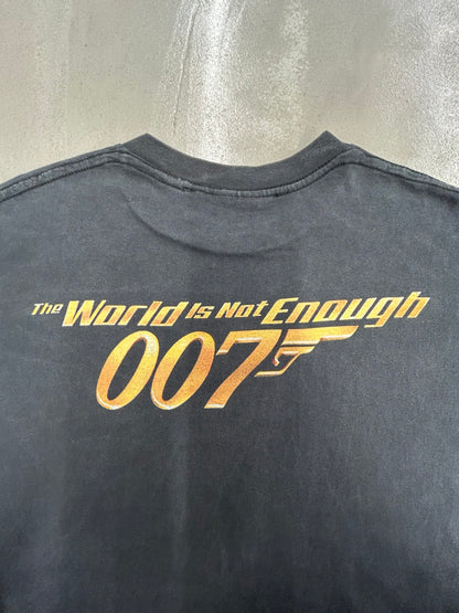 【USED】90s' 007（ワールド・イズ・ノット・イナフ）プロモーション　Tシャツ