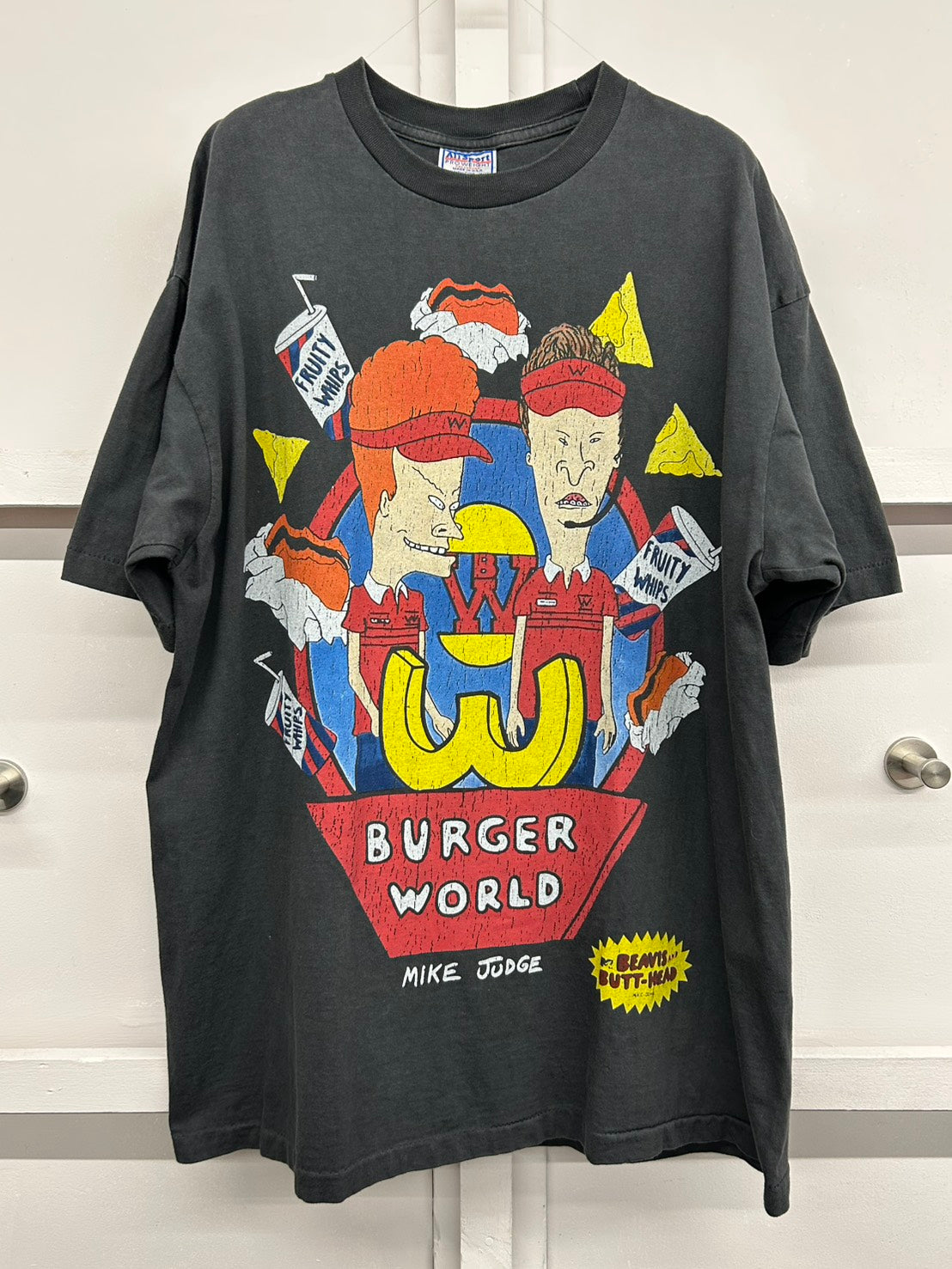 【USED】MTV BEAVIS AND BUTT-HEAD BURGER WORLD Tシャツ