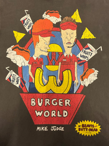 【USED】MTV BEAVIS AND BUTT-HEAD BURGER WORLD Tシャツ