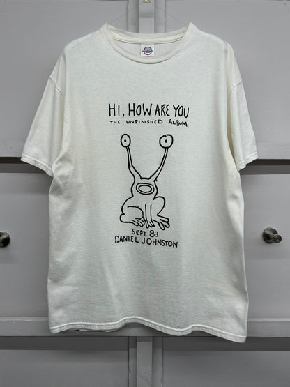 【USED】00s' Daniel Johnston 『Hi, How Are You』 Album Cover プリントTシャツ