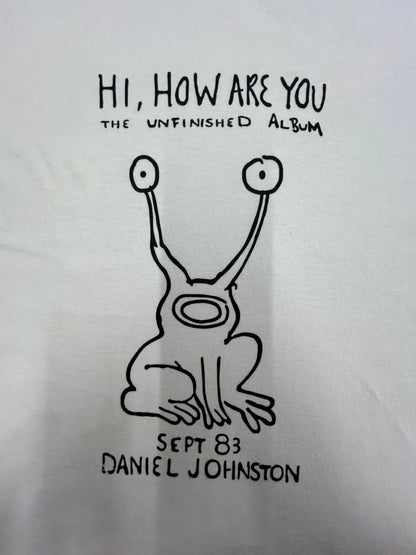 【USED】00s' Daniel Johnston 『Hi, How Are You』 Album Cover プリントTシャツ