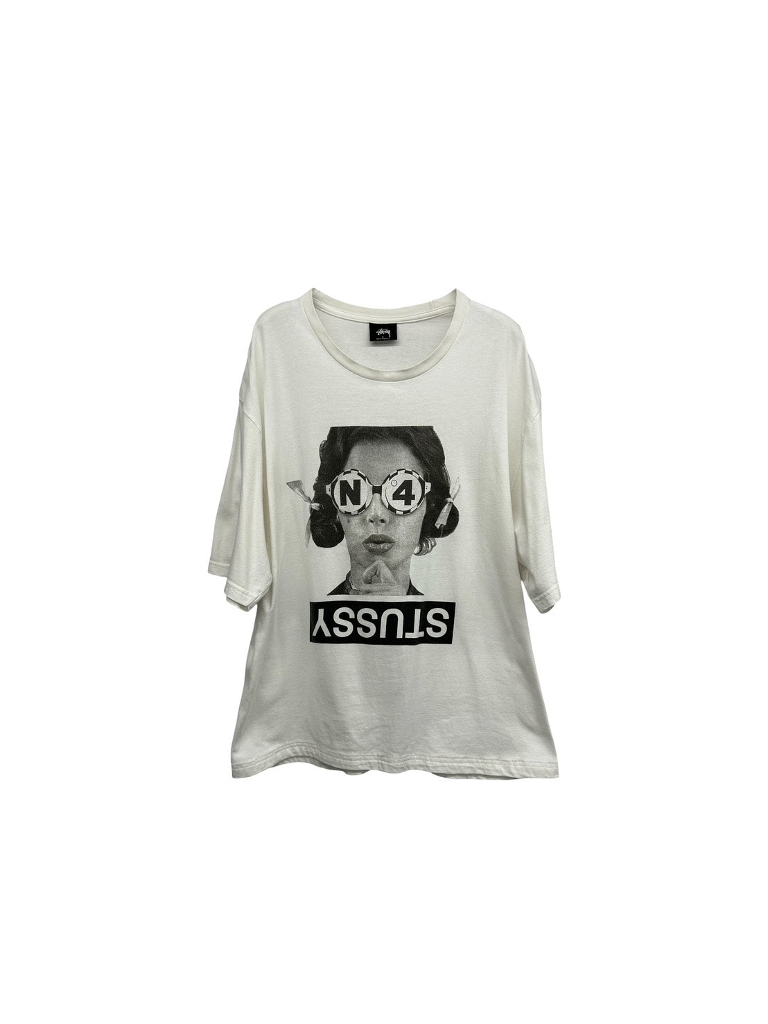 【USED】'15 STUSSY No.4 Glasses Tシャツ
