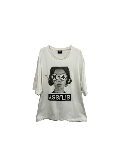 【USED】'15 STUSSY No.4 Glasses Tシャツ