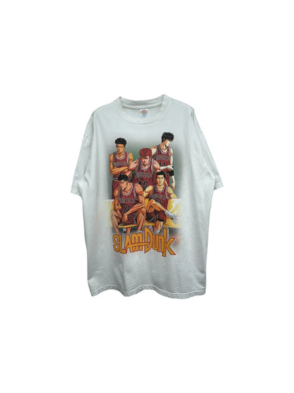【USED】SLAM DUNK スラムダンク 湘北高校 スタメン5人衆 BOOTLEG Tシャツ
