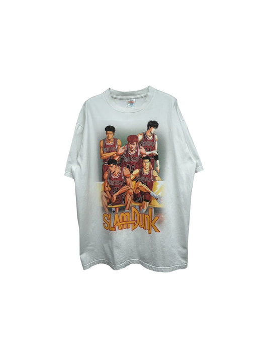 【USED】SLAM DUNK スラムダンク 湘北高校 スタメン5人衆 BOOTLEG Tシャツ