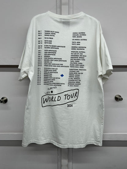 【USED】'24 Red Hot Chili Peppers 「Unlimited Love」WORLD TOUR 2024 Tシャツ