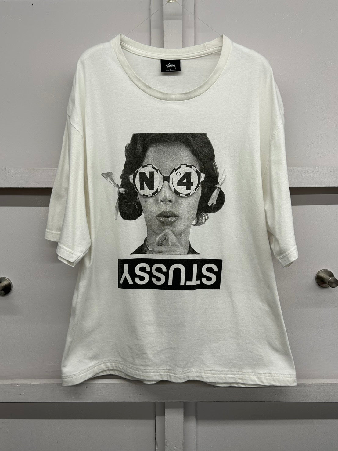 【USED】'15 STUSSY No.4 Glasses Tシャツ