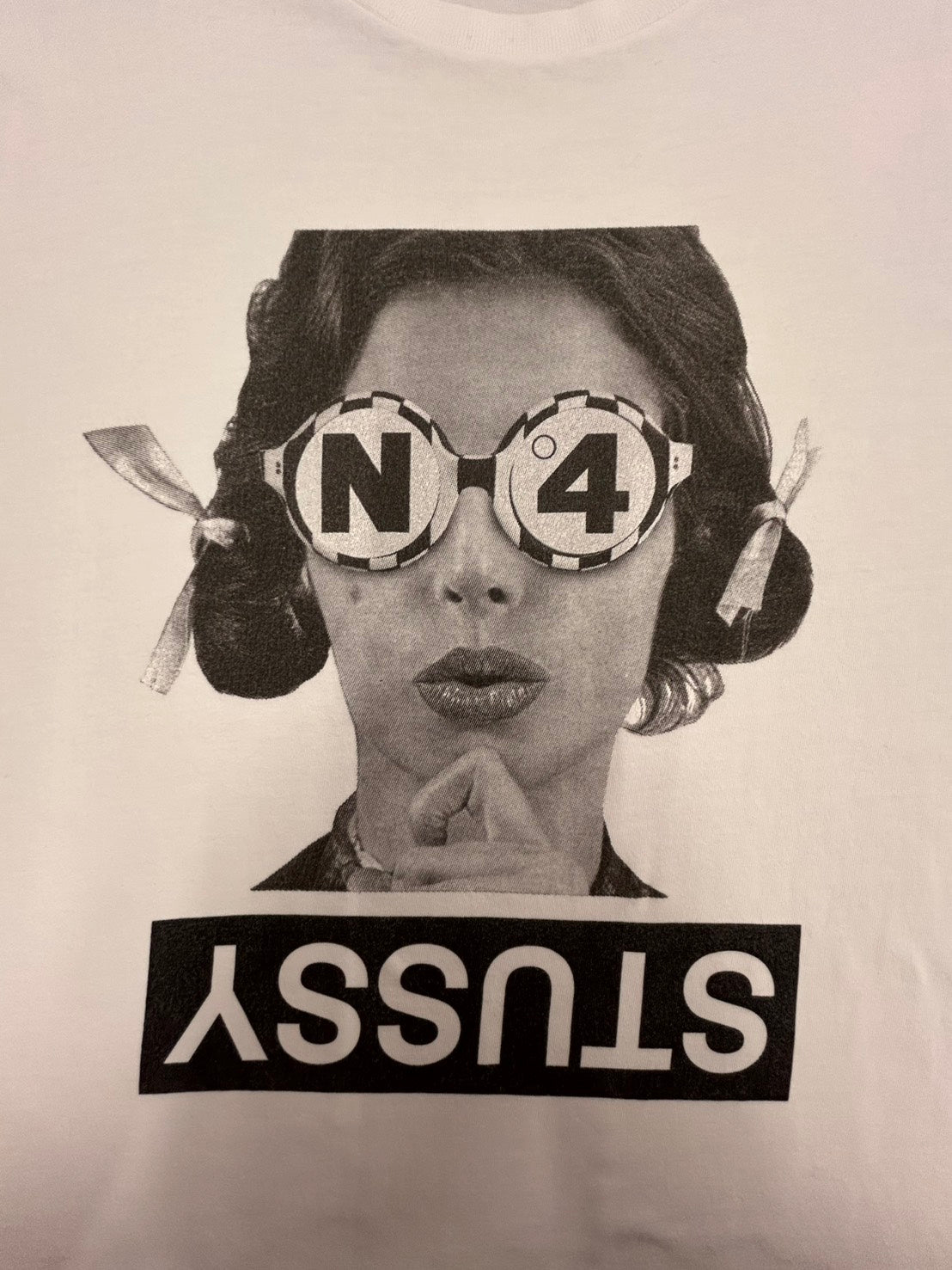 【USED】'15 STUSSY No.4 Glasses Tシャツ
