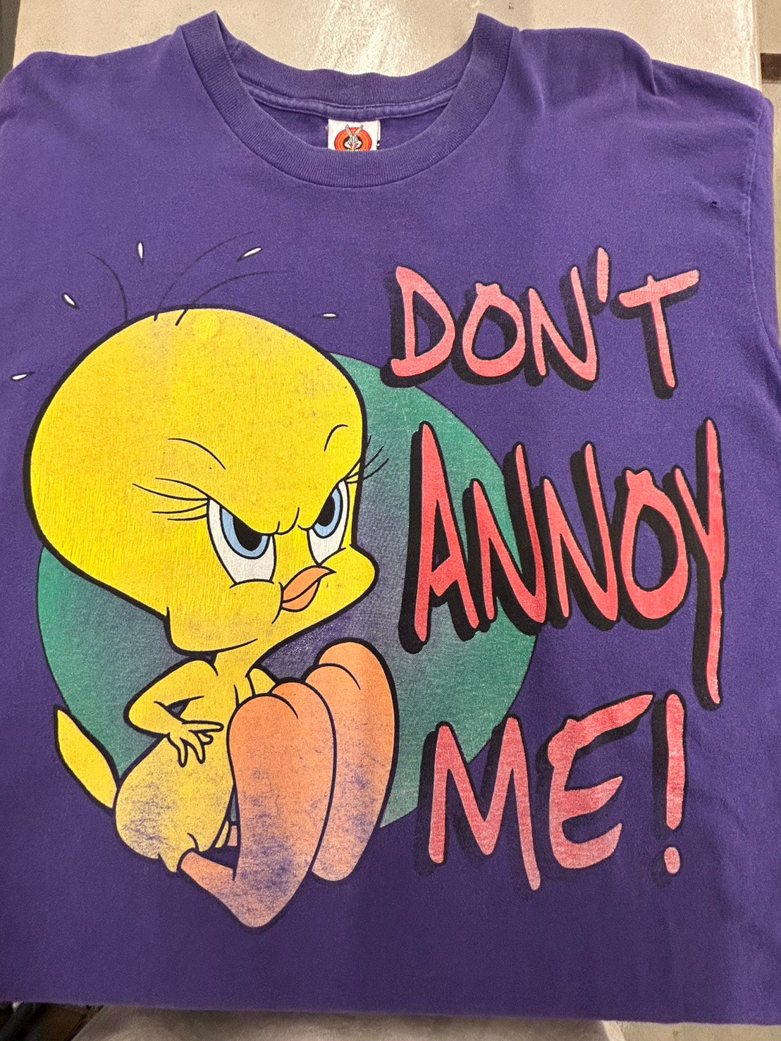 【USED】90s' LOONEY TUNES Tweety Bird Tシャツ