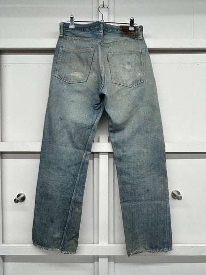 大戦モデル 40s'LEVI'S S501xx デニムパンツ　皮パッチ 月桂樹ボタン W31 L31