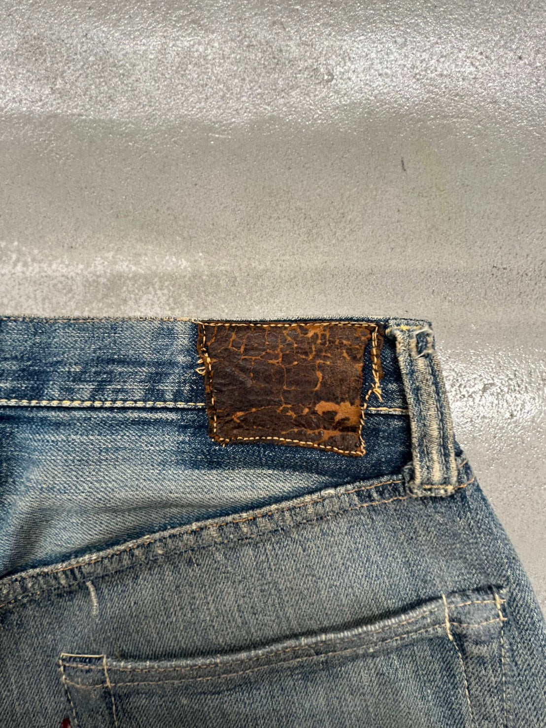 大戦モデル 40s'LEVI'S S501xx デニムパンツ　皮パッチ 月桂樹ボタン W31 L31