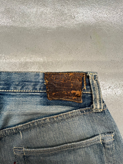 大戦モデル 40s'LEVI'S S501xx デニムパンツ　皮パッチ 月桂樹ボタン W31 L31