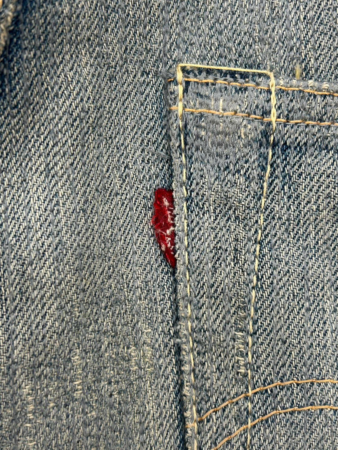 大戦モデル 40s'LEVI'S S501xx デニムパンツ　皮パッチ 月桂樹ボタン W31 L31