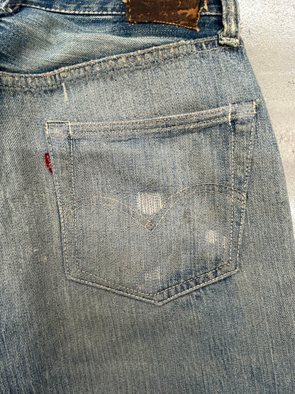 大戦モデル 40s'LEVI'S S501xx デニムパンツ　皮パッチ 月桂樹ボタン W31 L31
