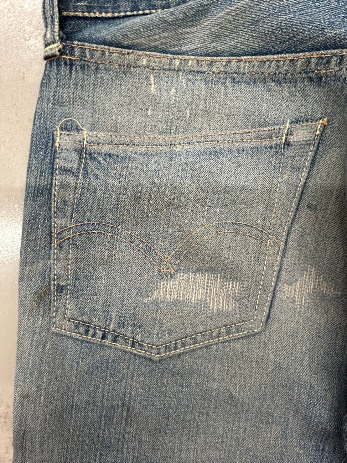 大戦モデル 40s'LEVI'S S501xx デニムパンツ　皮パッチ 月桂樹ボタン W31 L31