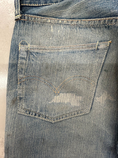 大戦モデル 40s'LEVI'S S501xx デニムパンツ　皮パッチ 月桂樹ボタン W31 L31