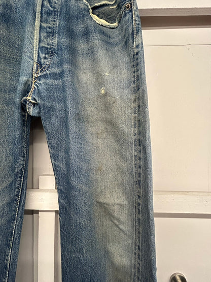 60s' LEVI'S 501XX デニムパンツ　W34 ボタン裏刻印L 足長R
